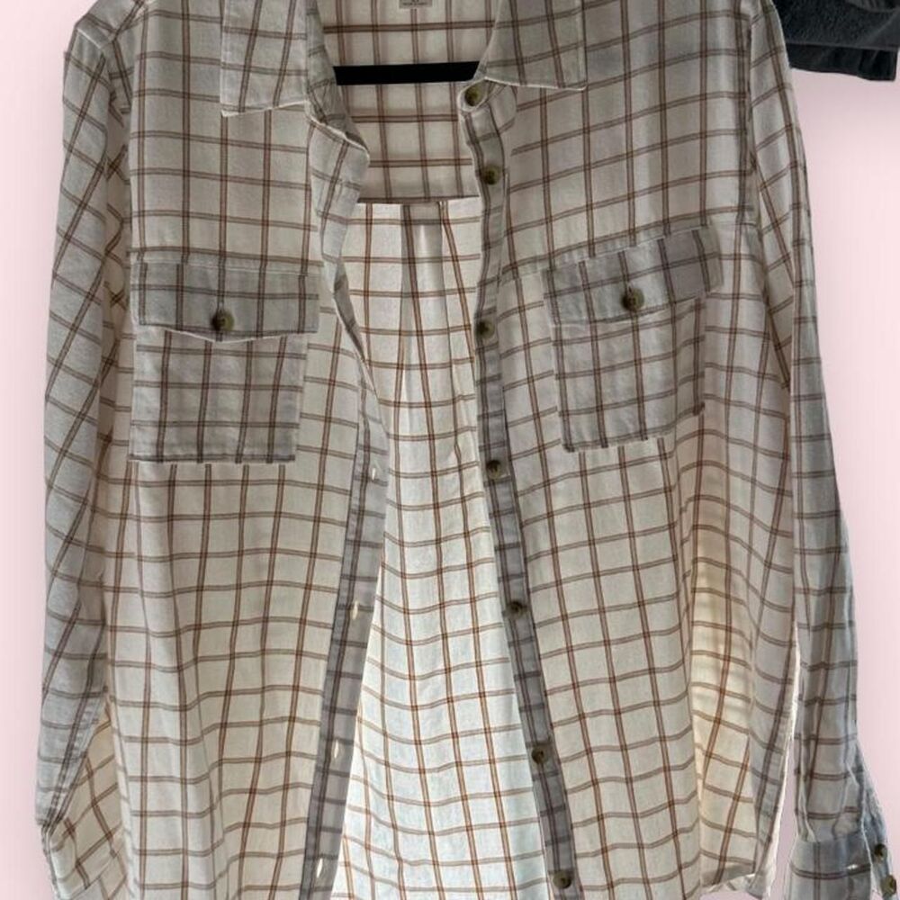 O-neill Women's Cream and Tan Shirt